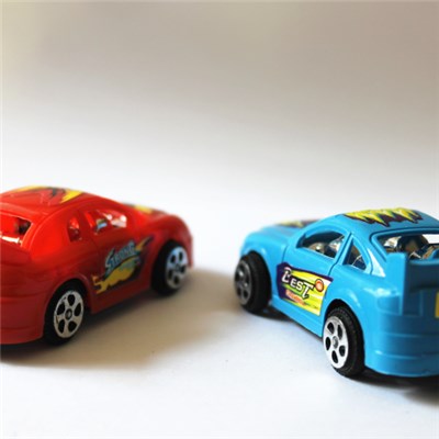 Funny Plastic Toy Car Cheap 4 Designs Solid Pullback Car