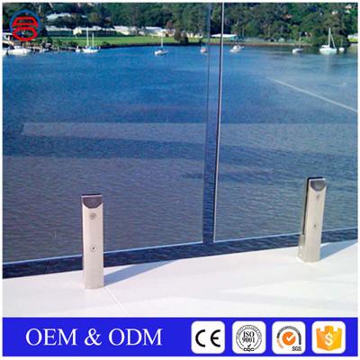 Clear Frameless Tempered Glass Railings For Swimming Pool