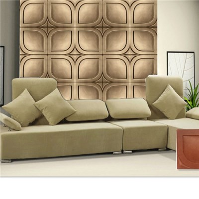 3D Leather Wall Panel For Room Decoration