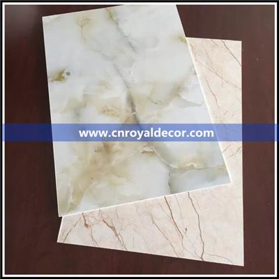 PVC Marble Sheet With UV Coating