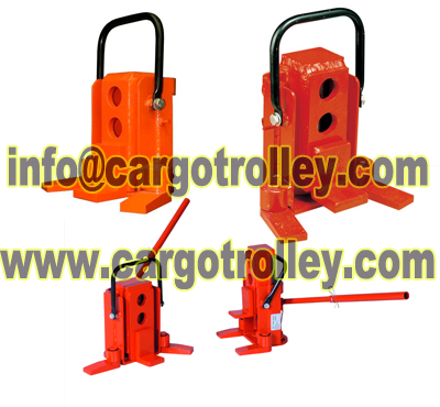 Hand operated toe jack for sale 