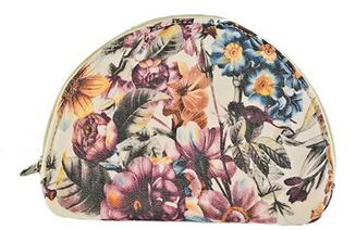 Flower pattern coin purse, Mini shell shape change purse, coin wallet