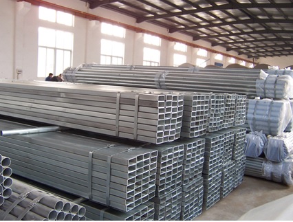 GI square and rectangular pipe tube for export 