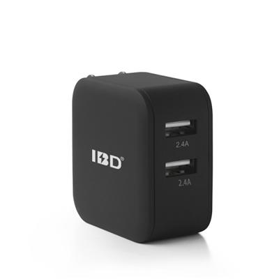 Universal mobile 2 port US EU smart travel charger suitable for all mobile phones