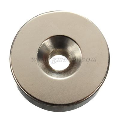 Neodymium Magnets with Tapered Countersunk Hole
