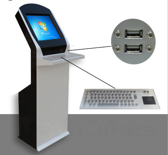 19 self service payment kiosk with high accurate touch screen