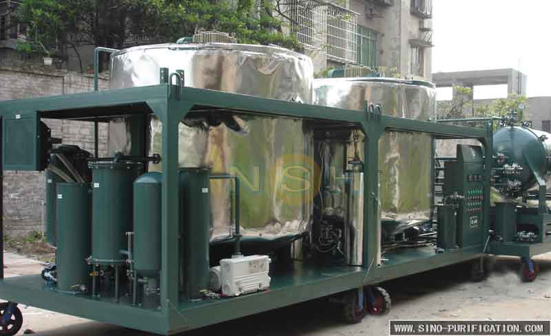 GER Used Engine Oil Filter Recycling Machine