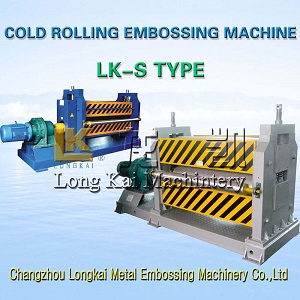 Metal plate cold rolling embossing machine manufacturer
