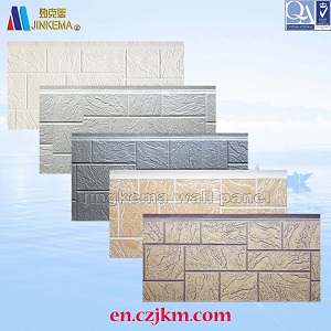 High quality PU Decorative Metal Siding Insulation Sandwich Panel used for Exterior Wall Price and Manufacturer