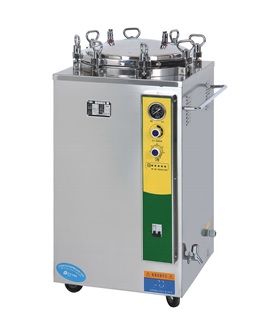 manual type vertical pressure steam sterilizer, vertical type disinfection machine