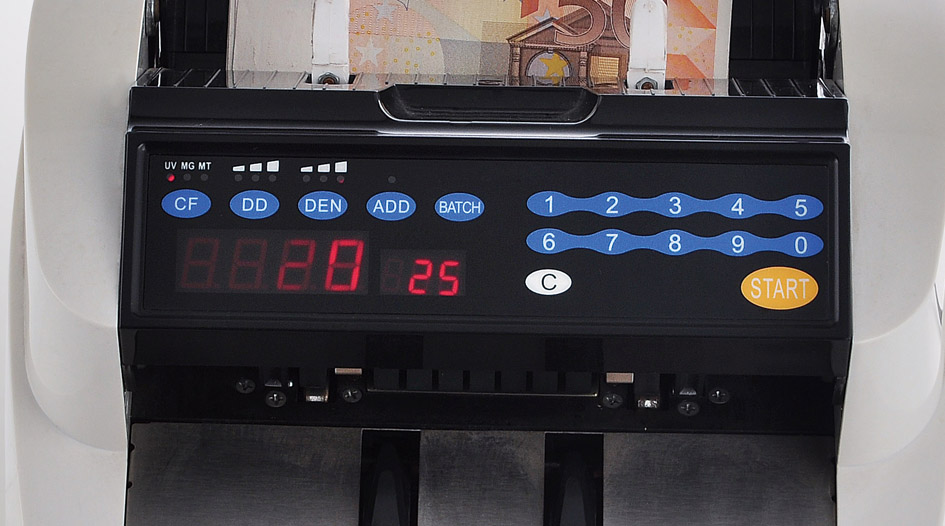 DB180 Back Loading system Banknote counter,Easy to be operated and Accuracy.