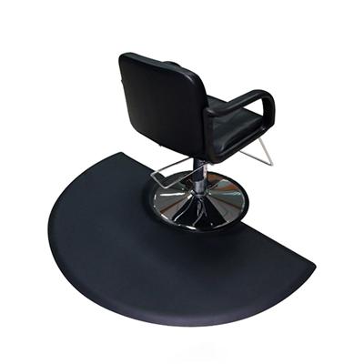 New Style Hair Salon Floor Mats Anti-fatigue Circle PU Salon Chair Mats in Customized Size, thickness and color