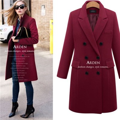 2015 Autumn Winters In Europe And The New Women''s Clothing, The European Temperament Coat,Welcome To Sample Custom