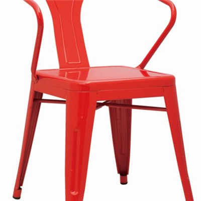 Powder Coated Metal Dining Chair