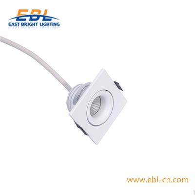 3W Square LED Under Cabinet Light With Top Brand 3030 High CRI LED 35° Beam Angle