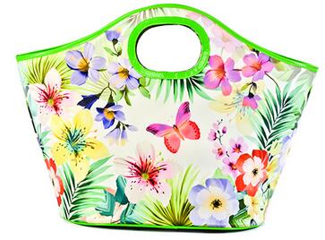 Warm Heat Insulation Lunch bag Outdoor Food Container Thicker Bag(Butterfly pattern) 