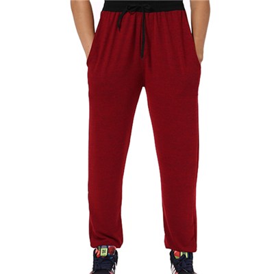 Winter Wine Red Jogger Pants