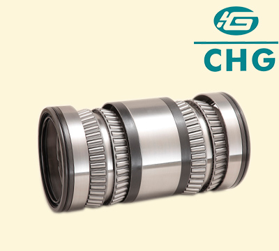Four row tapered roller bearings for rolling mill machine