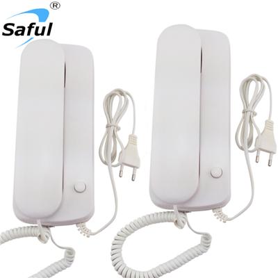 Saful TS-K109 Wired Audio Intercom AC-DC-way Intercom Call