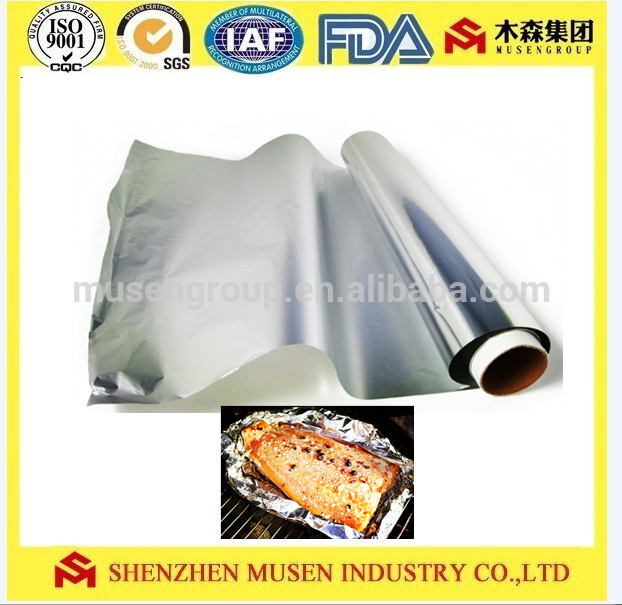 Household Barbecue Use and Baking , Disposable , Eco-Friendly , 8011 Aluminium food packaging Foils Roller