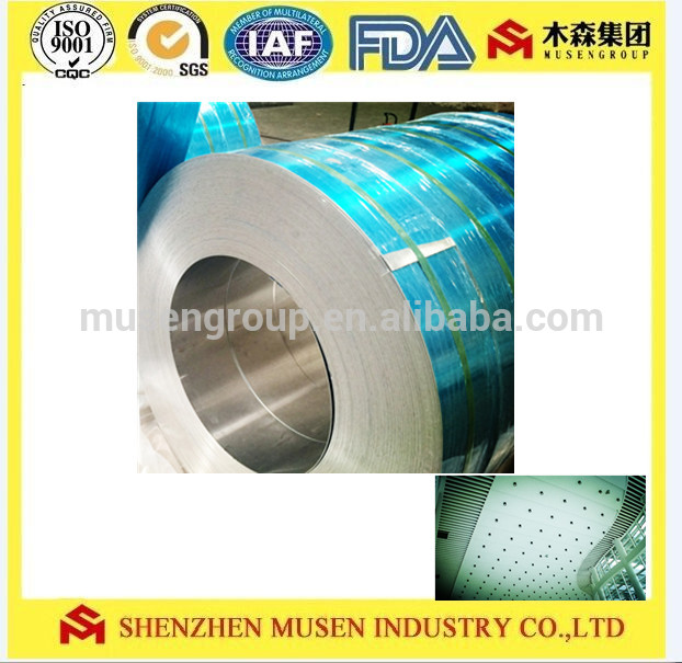 1000Series and 3000Series Aluminium Alloy Strip ( Sheet ) with PE Film Provide Different Size for Customer