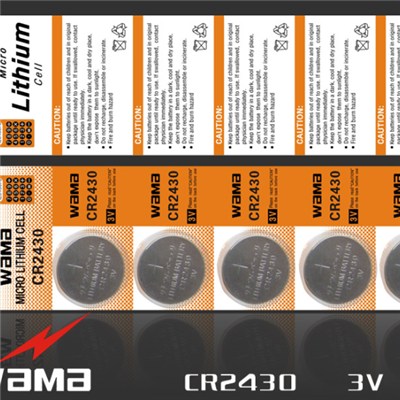 CR2430 Lithium Button Cell Battery