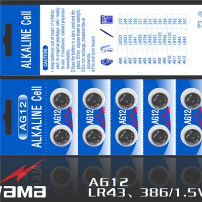 AG12 Alkaline Button Cell Battery