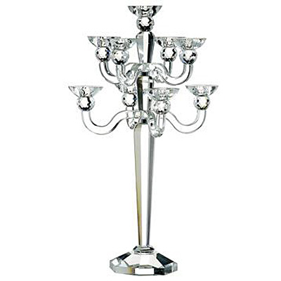 9 Arms Candelabra With Hurricanes