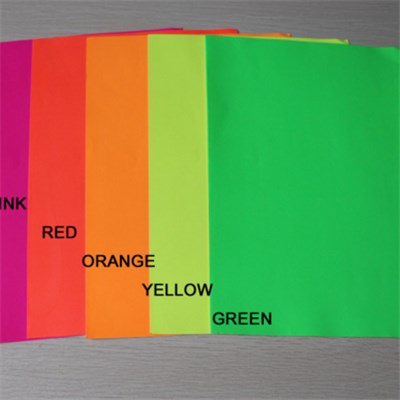 Color Core Fluoresenct Paper