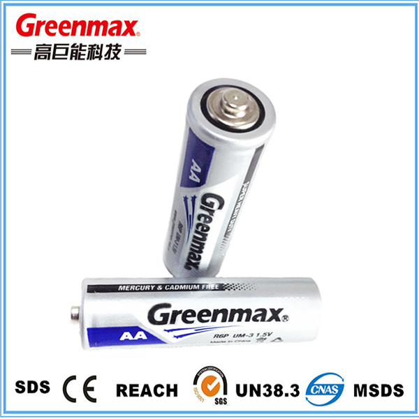 New design MSDS can oem aa battery r6p 1.5v