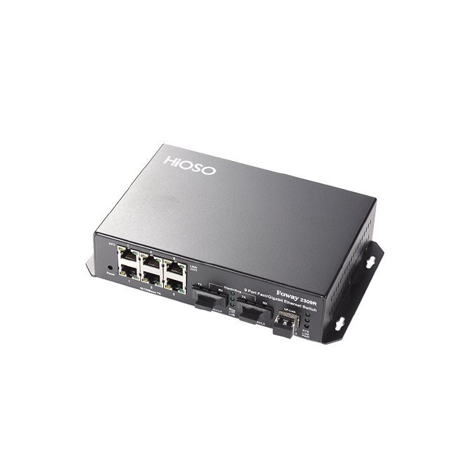 100/1000M 9 ports Ring Function Switch