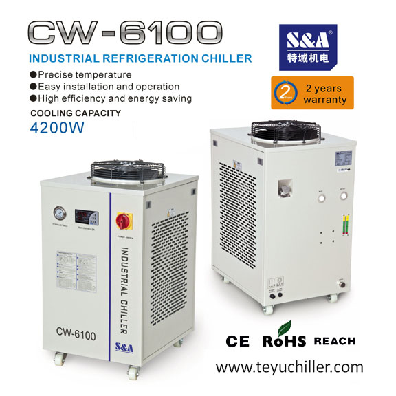 S&A industrial chiller for Roll to Roll UV printer