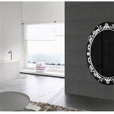 Classic European Style Decoration Bathroom Hanging Round And Rectangle Restroom Cosmetic Mirror