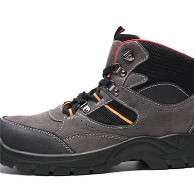 Injection Safety Shoes Pu Sole Steel Toe & Plate