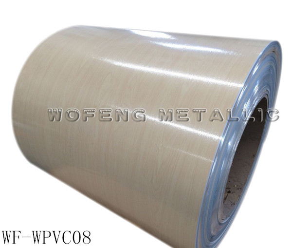 Cold rolled hot dipped PVC / PET / PE color coated steel