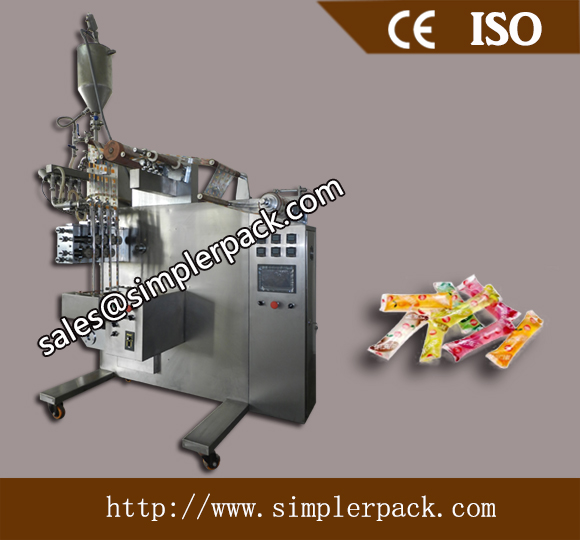 Automatic Four Lanes Liquid Jelly Packaging Machine 
