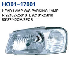 Accent 2000 Auto Lamp, Headlight, Headlight Crystal, Tail Lamp, Tail Lamp Crystal, Back Lamp, Rear Lamp, Fog Lamp , , , , , , 92102-1