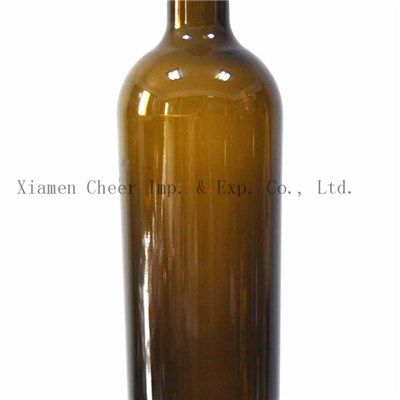 750ml Cork Finish Glass Bordeaux Bottle (PT750-1297AG)