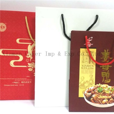 Customized Printing Paper Handbag For Food