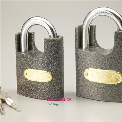 Shackle Protected Plastic Painted Iron Padlock