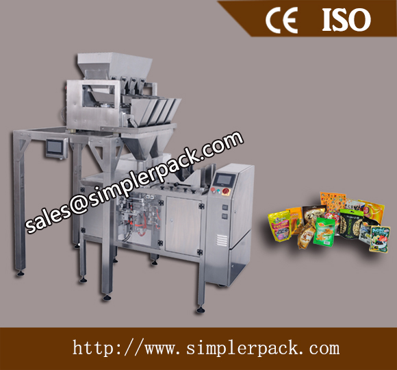 Pillow Bag Raisin Packaging Machine with Four Electric Scale System