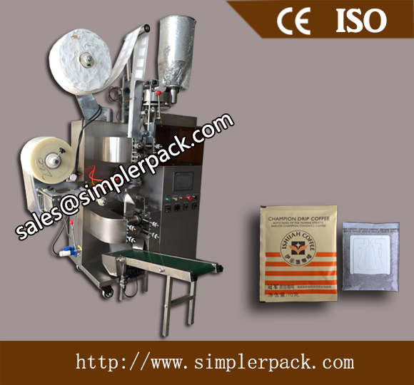 Robusta Drip Coffee Packaging Machine with Outer Envelope