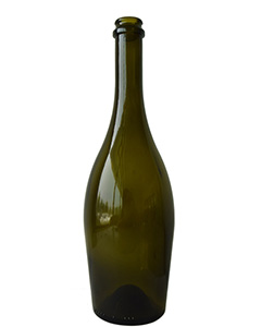 750ML AG Glass Chanpagne Bottle, Sparkling Wine Glass Bottle