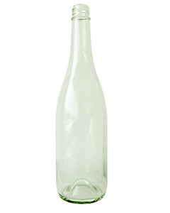 750ML Flint Glass/Screw Glass Chanpagne Bottle,Sparkling Wine Glass Bottle