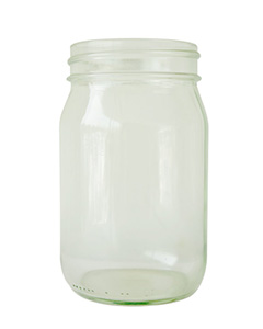 16oz Flint Glass Mayo Jar/Sauce Jar