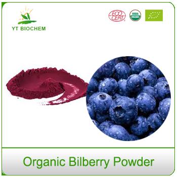 Spray Dried/freeze Dried/dehydrated 100% Water Soluble/superfruit Organic Bilberry Juice Powder