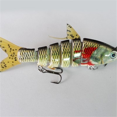 Six Section 3.5 Inch Soft Tail Sun Fish Lure