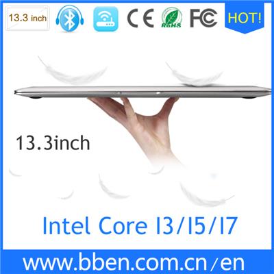 13.3inch China Intel Core I5 Laptop Computer 1920*1080 Intel HD Vedio Card Ultrabook Computer With Best Price