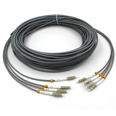 4Core LC/UPC-LC/UPC Multimode 50/125 Fiber Patch Cords