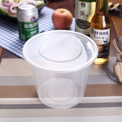 1000ml Plastic Round Food Container With Large Capacity